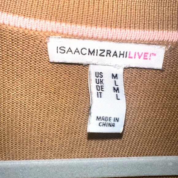 Issac Mizarahi Live - Light Academia style Chestnut color Cardigan Sweater - Picture 5 of 5